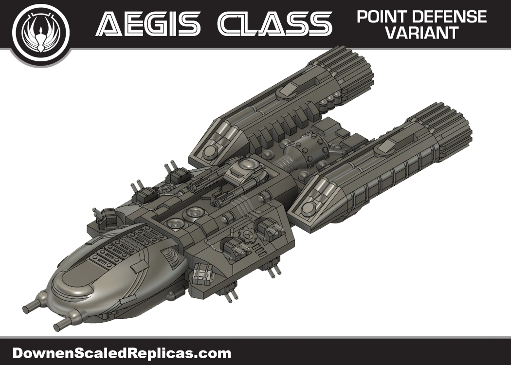 1 4105 Colonial Fleet Aegis Corvette Point Defense